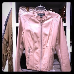 Leather Fitted jacket